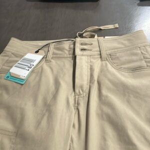 NWT - khaki Halle straight pant